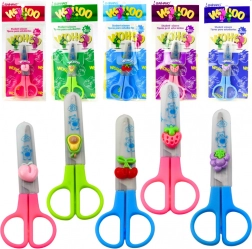 Schulschere beidhändig mit Schutzkappe 12 cm