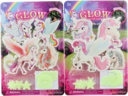 Leuchtende Einhorn-Wandsticker