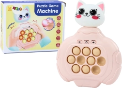 Spiel Pop-It Kätzchen Rosa Konsole Geschicklichkeit Pad Sensorische Vibrationen