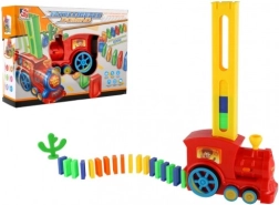 Domino-Zug – Lokomotive zum Domino-Aufstellen mit Licht und Sound