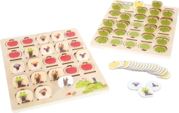 SMALL FOOT Rate, wer ich bin? 4 FRIENDS – Holz-Memory 2-in-1