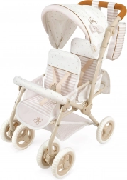 Klapbarer Zwillings-Puppenwagen Verona 72 cm