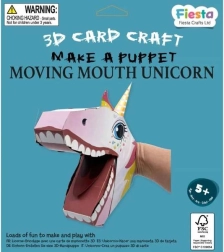 Kreative 3D-Einhorn-Handpuppe FIESTA CRAFTS