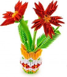 Origami 3D Blumen PEXI – kreatives Papierset