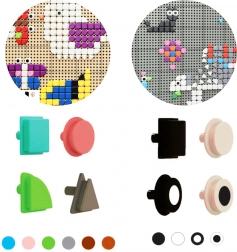 Masterkidz Geometrie-Elemente für die STEM-Tafel – 256 Stk.