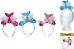 Karneval-Stirnband Meerjungfrau mit Verzierung