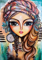 Puzzle Brünette Schönheit 1000 Teile MAGNOLIA