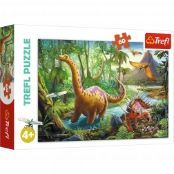 Puzzle Trefl Dinosaurier 60 Teile
