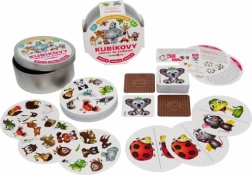 kubíkovy Tier-Spielspaß – 3-in-1-Kartenspiel