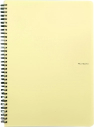 Ringbuch A5 Pastelini gelb mit PP-Covern