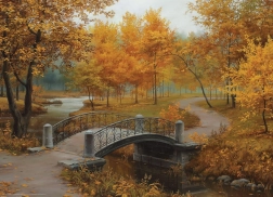 Puzzle EUROGRAPHICS Herbst im alten Park 1000 Teile