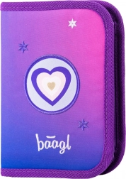 Einlagiges Schulmäppchen Herz