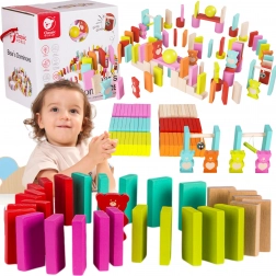 Holz-Domino für Kinder Bären 105 Stk CLASSIC WORLD
