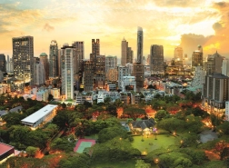 Puzzle Sonnenuntergang in Bangkok 3000 Teile