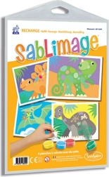 Sentosphere Sablimage-Set mit Dinosaurier-Sandbildern