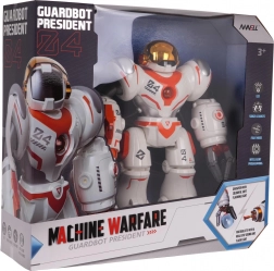 Weißer und orangener ferngesteuerter Multifunktionsroboter