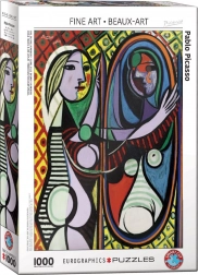 EUROGRAPHICS Puzzle Mädchen vor dem Spiegel – 1000 Teile