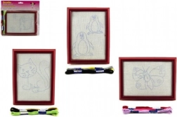 Stickerei für Kinder mit Rahmen