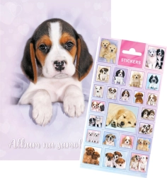 Stickeralbum Cuties mit Hundestickern