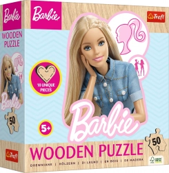 Trefl Holz-Umrisspuzzle mit Barbie-Motiv, 50 Teile