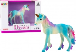 Sammelfigur kleiner blauer Einhorn 8 cm