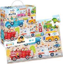 CzuCzu Moto Puzzle Autos – großes Puzzle für Kinder