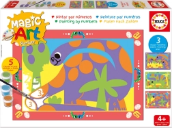 Educa Malen nach Zahlen Dinosaurier