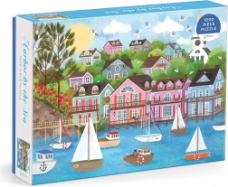 Galison Puzzle Hafen am Meer Joy Laforme 1000 Teile