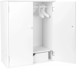 Kleiner Puppenkleiderschrank weiß