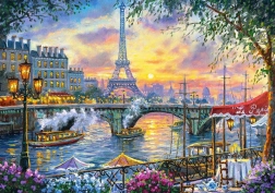 Puzzle Teezeit in Paris 500 Teile