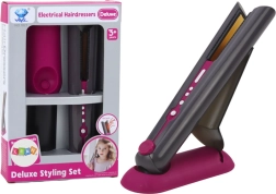 Spielzeug-Haarglätter mit Halter, Licht und Ton