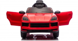 Elektrisches Kinderauto Porsche Cayenne – rot