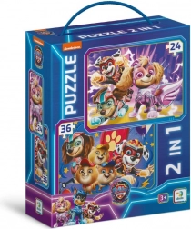 Kinderpuzzle Paw Patrol Pfoten retten die Welt 2in1