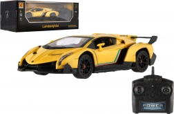 RC Auto Lamborghini 1:24 mit Lichtern, 2,4 GHz, gelb