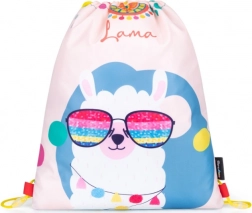 Rucksack mit Lama-Motiv