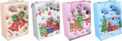 Weihnachtsgeschenktüte L 31 × 40 × 12 cm - 1 Stück