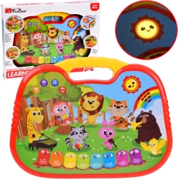 Interaktive Lernklaviertasten mit Tieren und Melodien