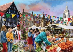 Puzzle Saffron Walden Markt 1000 Teile