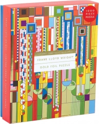 Galison Puzzle Frank Lloyd Wright Saguaro Cactus and Forms 1000 Teile metallisch