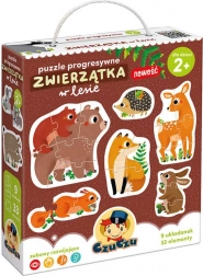 CzuCzu Progressive Puzzles Waldtiere