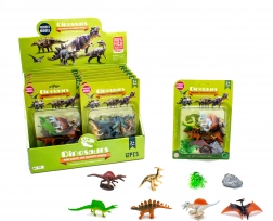 Satz aus 8 Dinosaurier-Figuren