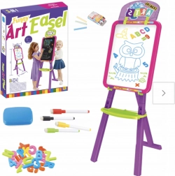 große beidseitige magnetische Kreidetafel 3-in-1