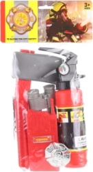 Feuerwehr-Set für Kinder mit Wasserfeuerlöscher und Zubehör