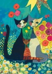 Heye Metallic-Puzzle Blumenbeet 1000 Teile