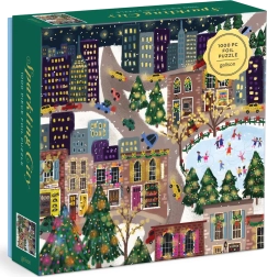 Metallisches Puzzle Sparkling City 1000 Teile