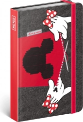 Liniertes Notizbuch Minnie Mouse 11 × 16 cm, 172 Seiten