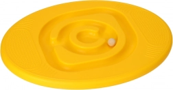 Gelbes Gleichgewichtbrett mit Labyrinth für Kinder