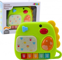 Interaktives Kinder-Pianino Dinosaurier grün