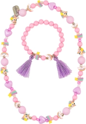 Souza! Set aus Halskette und Armband Einhorn für Kinder