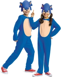 Kinderkostüm SONIC the Hedgehog mit Maske 109–126 cm (4–6 Jahre)